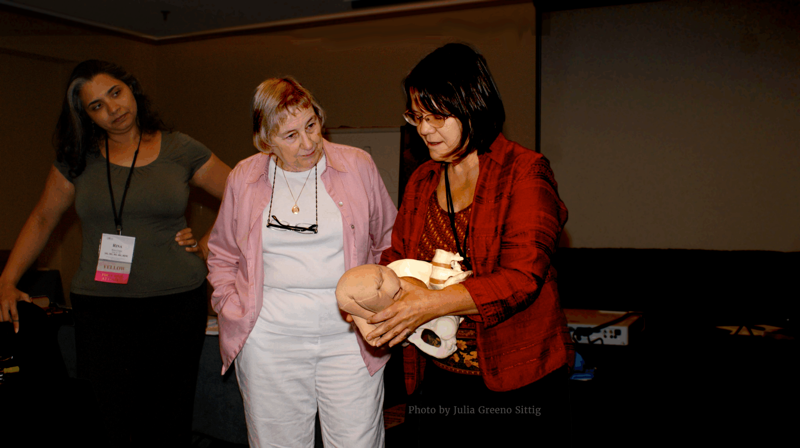 Penny simkin listening to Gail Tully fetal engagement cardinal movements spinning babies